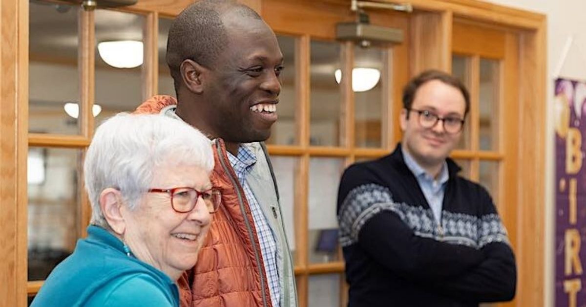 A Birthday Surprise to Remember: Retired Teacher Leaps With Joy When Her Favorite Kindergarten Student Walks In After 40 Years