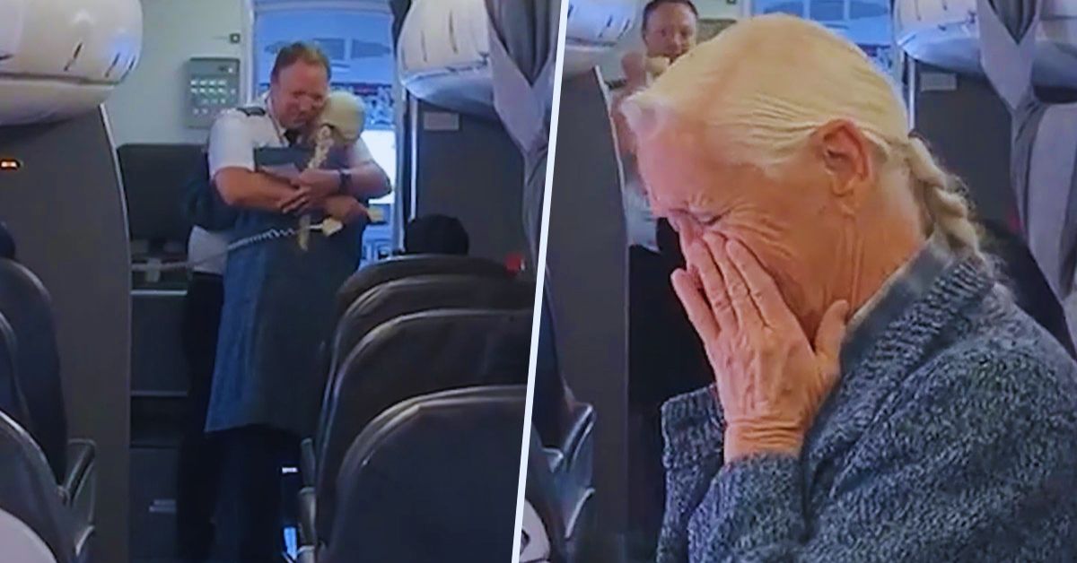 The Captain’s Tribute: Pilot Pulls Off the Ultimate Surprise for the Grandma Who Raised Him